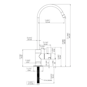 Tap Hl Ch Dimensions