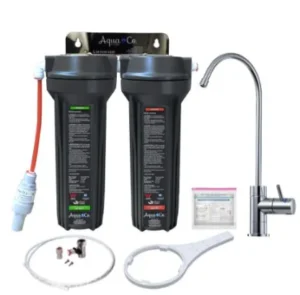 Twin Under Sink Filtration System With Separate Tap Sediment & Aragon Filter (4)